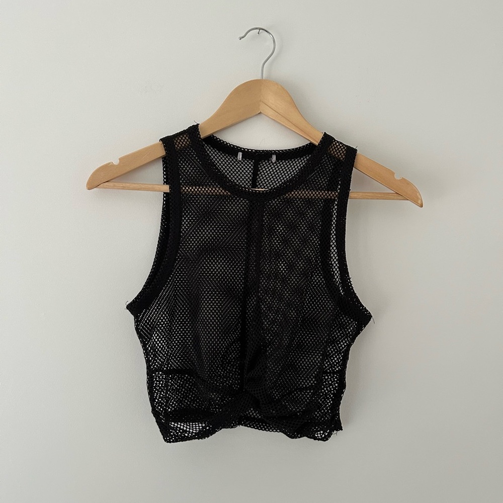 Net Mesh Crop Top Size 6 Estimated NWOT